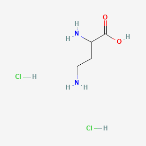 Chemical structure of DL-Dab·2HCl
