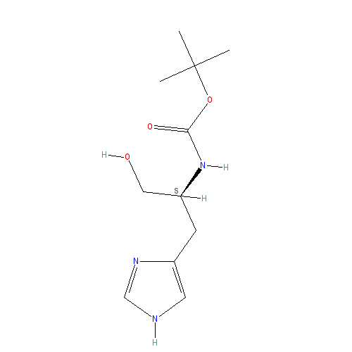 Chemical structure of Boc-Histidinol(Tos)