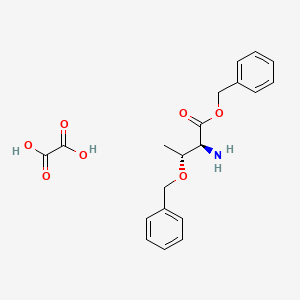 Chemical structure of H-Thr(Bzl)-OBzl·oxalate