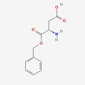 Chemical structure of H-Asp-OBzl
