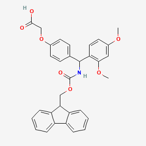Chemical structure of Rink Amide Linker