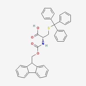 Chemical structure of Fmoc-Cys(Trt)-OH