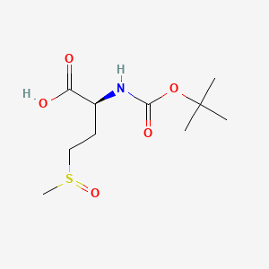 Chemical structure of Boc-Met(O)-OH