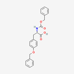 Chemical structure of Z-Tyr(Bzl)-OH