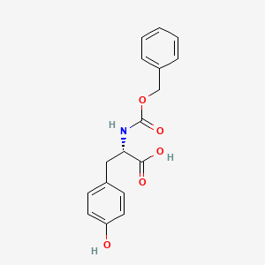 Chemical structure of Z-Tyr-OH