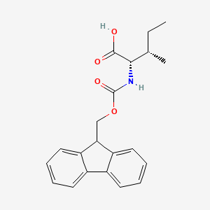 Chemical structure of Fmoc-Ile-OH
