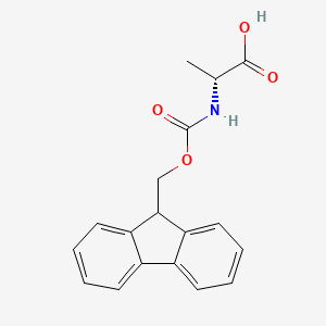 Chemical structure of Fmoc-D-Ala-OH