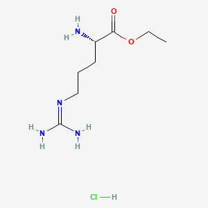 Chemical structure of H-Arg-OEt·2HCl