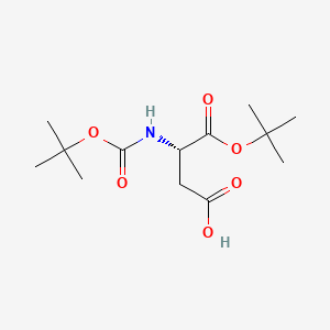Chemical structure of Boc-Asp-OtBu