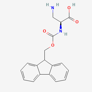 Chemical structure of Fmoc-Dap-OH