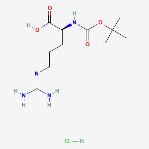 Chemical structure of Boc-Arg-OH·HCl·H2O