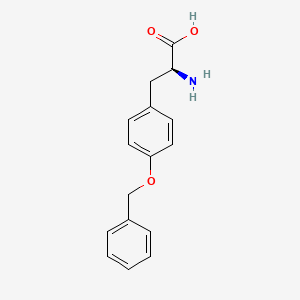 Chemical structure of H-Tyr(Bzl)-OH