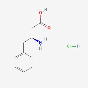 Chemical structure of H-β-HoPhe-OH