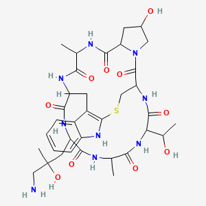 Chemical structure of delta-Aminophalloin