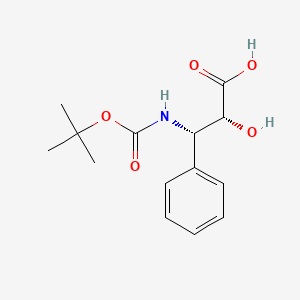 Chemical structure of (2R,3S)-Boc-3-phenylisoserine