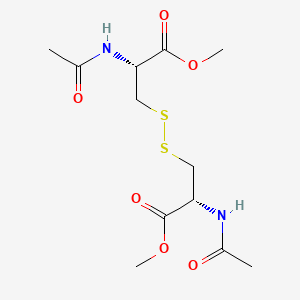 Chemical structure of (Ac-Cys-OMe)₂