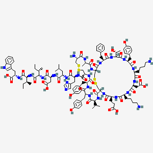 Chemical structure of (Ala²)-Endothelin-3 (human, mouse, rabbit, rat)