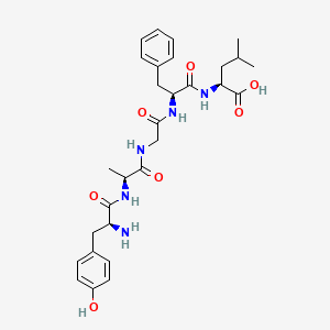 Chemical structure of (Ala²)-Leu-Enkephalin