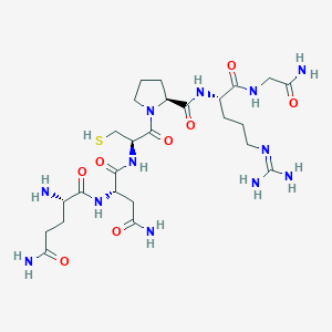 Chemical structure of (Arg⁸)-Vasopressin (4-9)