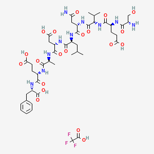 Chemical structure of (Asn⁶⁷⁰,Leu⁶⁷¹)-Amyloid β/A4 Protein Precursor₇₇₀ (667-675)
