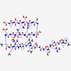 Chemical structure of (Asp⁷⁶)-pTH (39-84) (human)