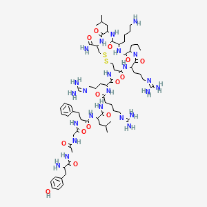 Chemical structure of (Cys⁸,¹³)-Dynorphin A (1-13) amide