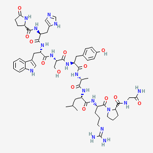 Chemical structure of (D-Ala⁶)-LHRH