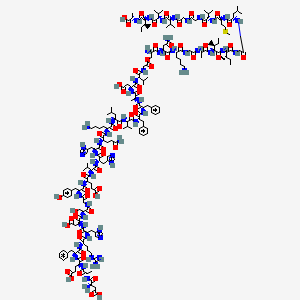 Chemical structure of (Des-Glu²²)-Amyloid β-Protein (1-42)