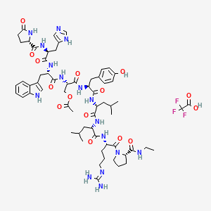 Chemical structure of Leuprolide EP impurity D
