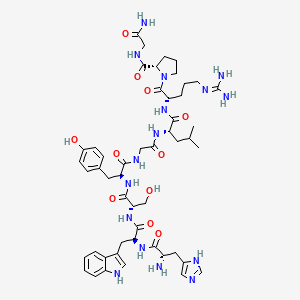Chemical structure of Lhrh (2-10)