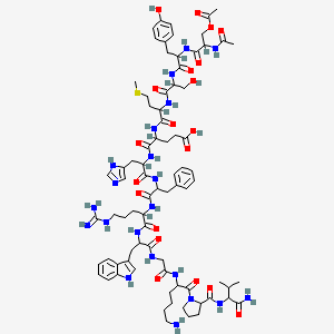 Chemical structure of (Diacetyl)-α-MSH