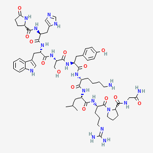 Chemical structure of (D-Lys⁶)-LHRH
