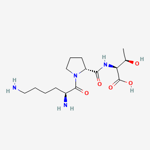 Chemical structure of Interleukin 1beta (193-195)