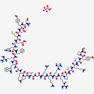 Chemical structure of (D-Ser¹)-ACTH (1-24) (human, bovine, rat)