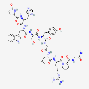 Chemical structure of (D-Ser⁴)-LHRH