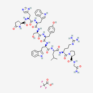 Chemical structure of (D-Ser⁴,D-Trp⁶)-LHRH