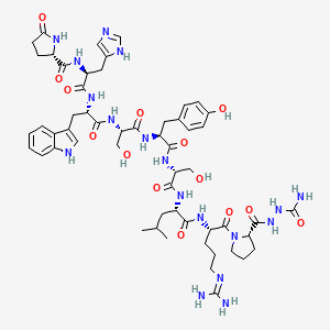 Chemical structure of (d-Ser6)-goserelin