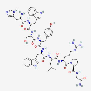 Chemical structure of (D-Trp⁶)-LHRH (2-10)