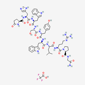 Chemical structure of (D-Tyr⁵,D-Trp⁶)-LHRH