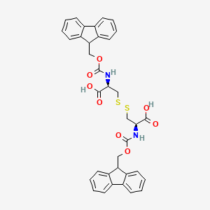 Chemical structure of (Fmoc-Cys-OH)₂