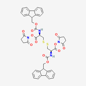 Chemical structure of (Fmoc-Cys-OSu)₂