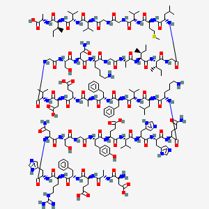 Chemical structure of (Gln²²)-Amyloid β-Protein (1-42)