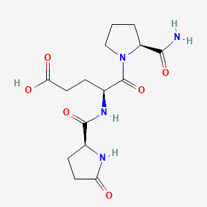 Chemical structure of (Glu²)-TRH