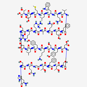 Chemical structure of (Glu³)-Glucagon (1-29) (human, rat, porcine)