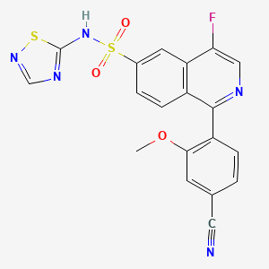 Chemical structure of (Gly²¹)-Amyloid β-Protein (1-40)