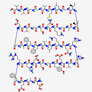 Chemical structure of (Gly²²)-Amyloid β-Protein (1-40)