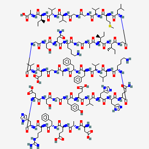 Chemical structure of (Gly²²)-Amyloid β-Protein (1-42)