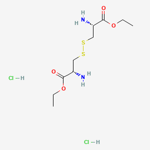 Chemical structure of (H-Cys-OEt)₂ · 2 HCl