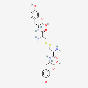 Chemical structure of (H-Cys-Tyr-OH)₂