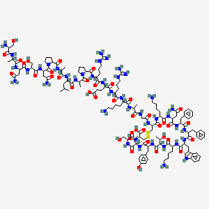 Chemical structure of (Leu⁸,D-Trp²²,Tyr²⁵)-Somatostatin-28
